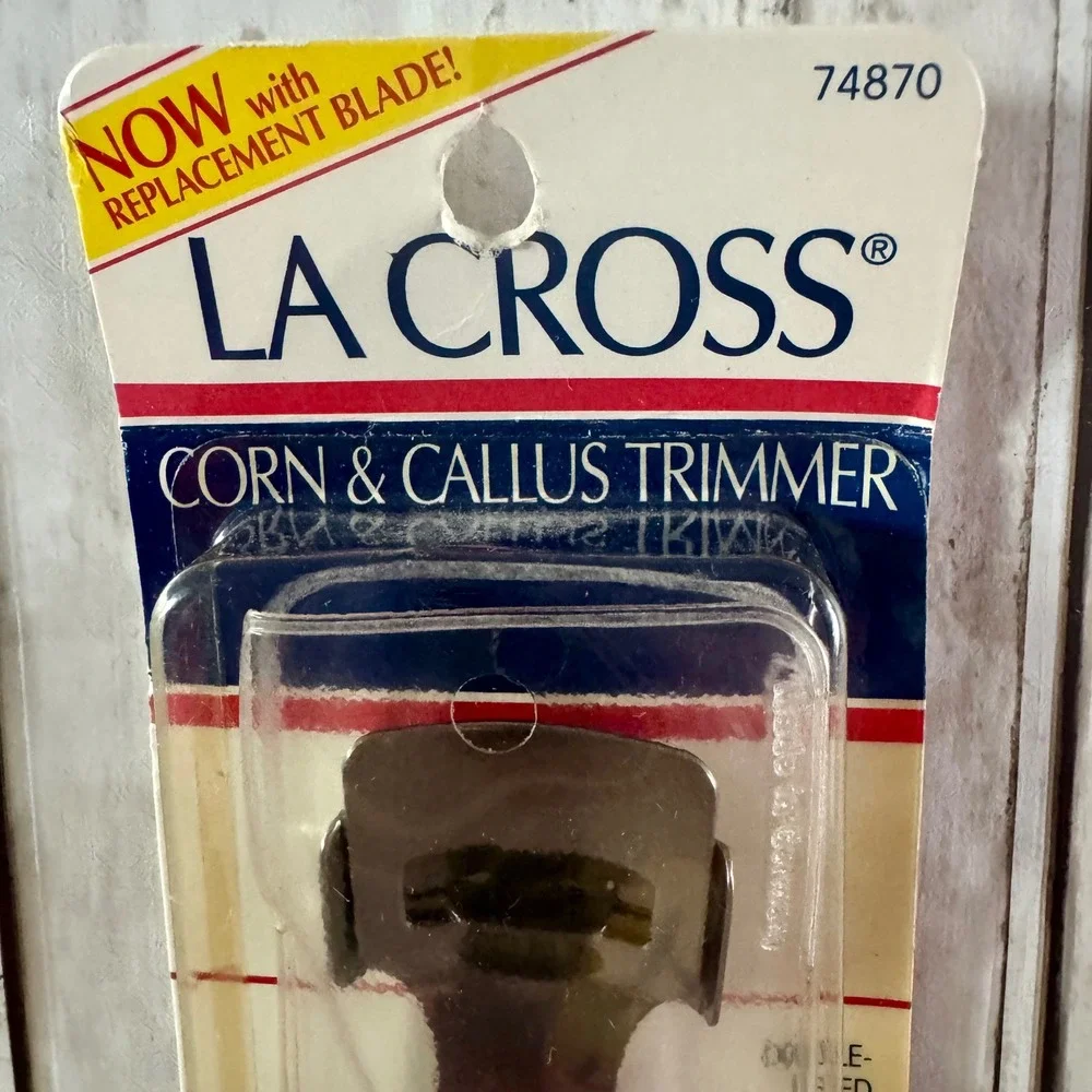 Vintage La Cross Corn & Callus Trimmer Sally Hansen 74870 Purple NIP